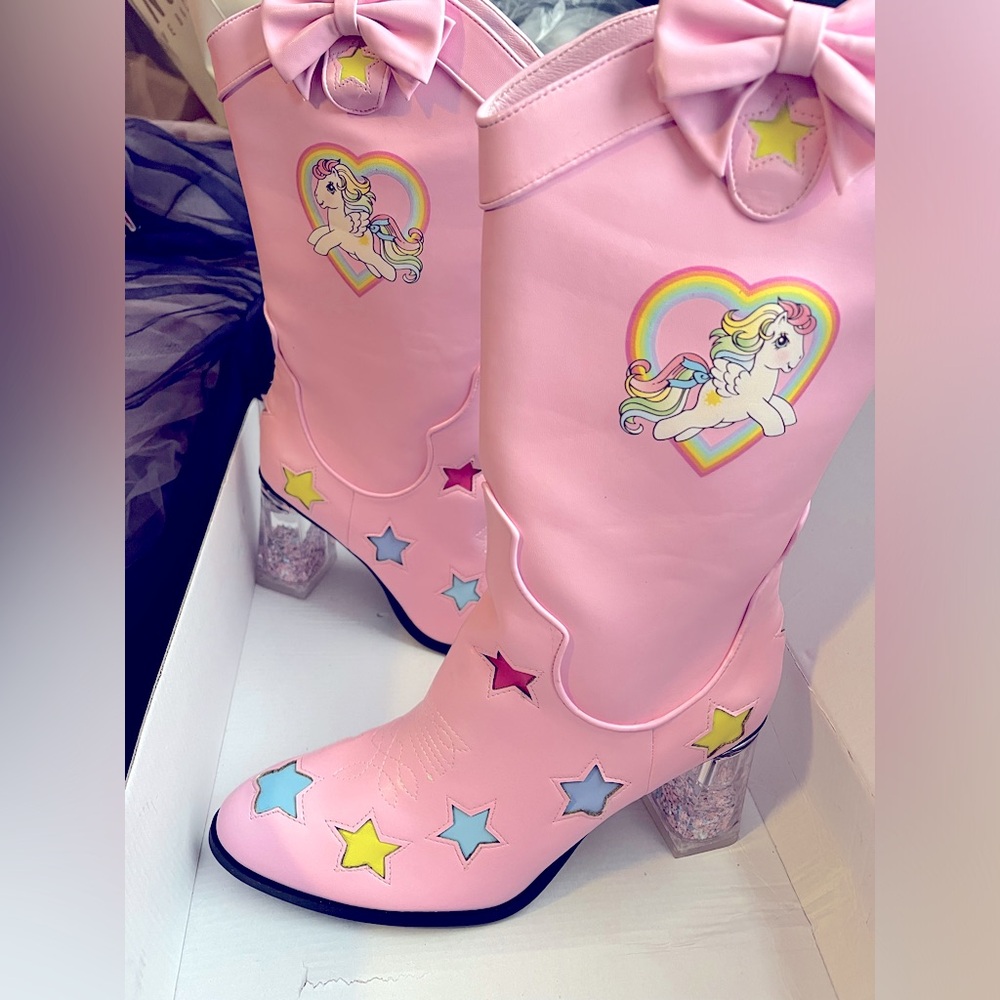 Dolls kill x my little pony cowboy boots 10